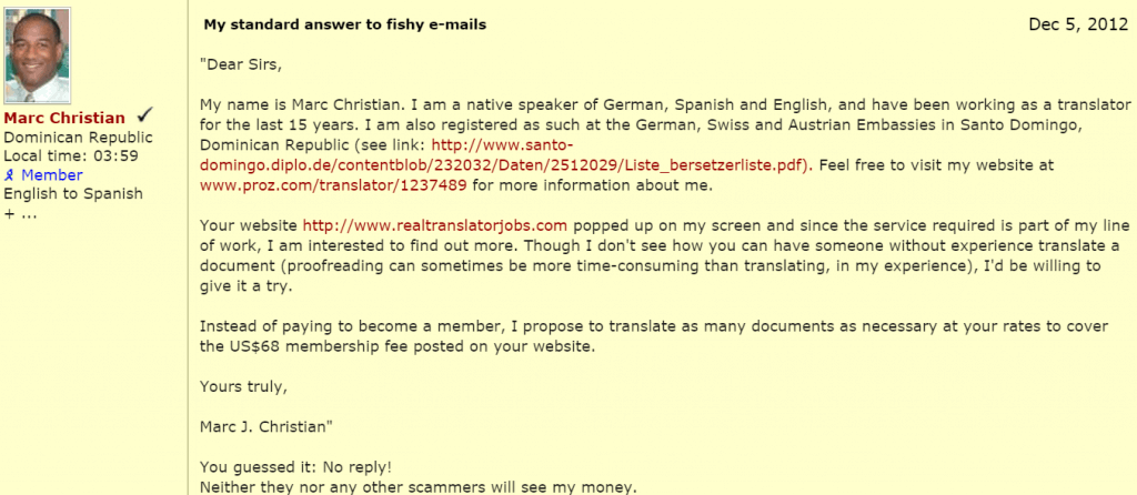 Real Translator Jobs proz review 3