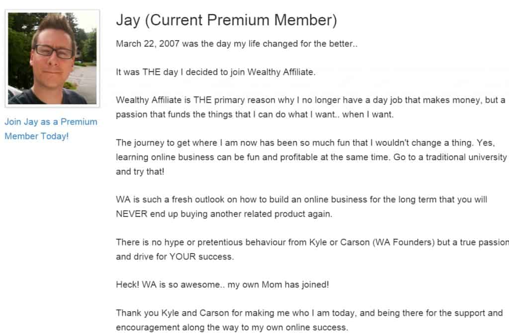 Wealthy Affiliate review